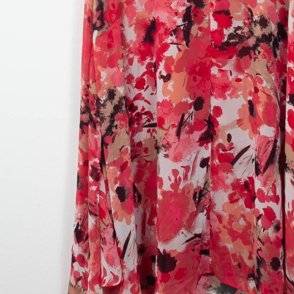 East 5th Womens Floral Babydoll Midi Dress Size 12 Sleeveless Artsy Y2K - Picture 8 of 8